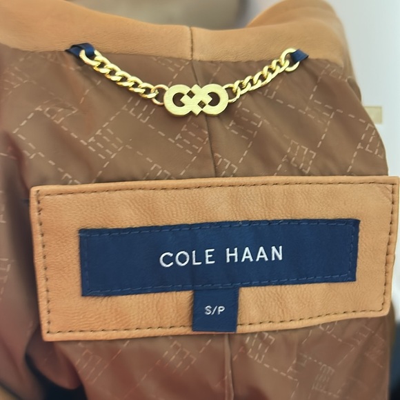 Tan Leather Women's Jacket - Picture 6 of 6